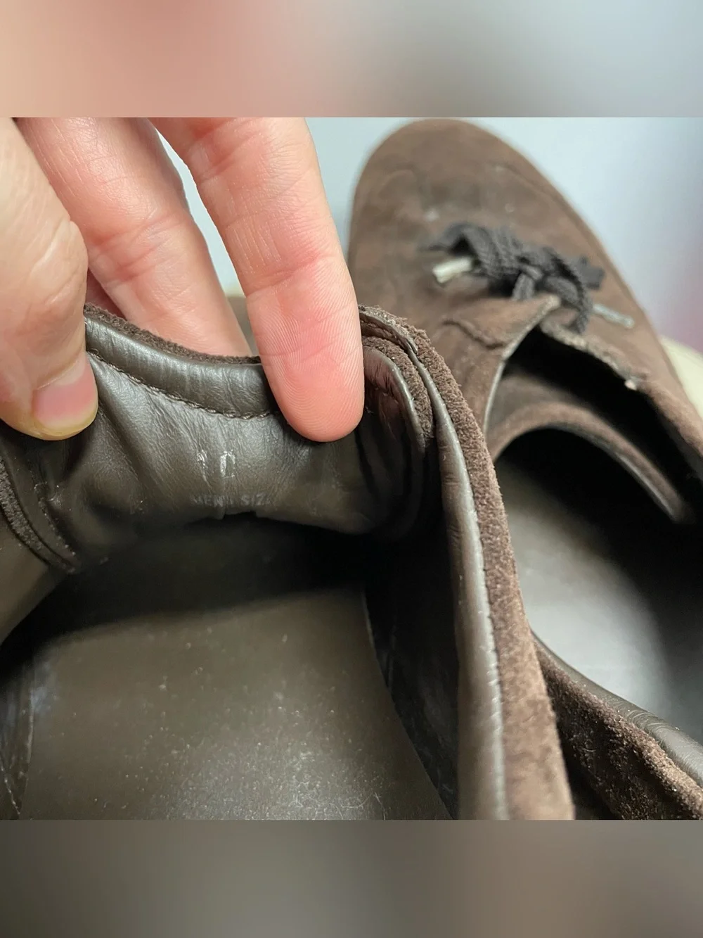 TODS MENS BROWN SUEDE SNEAKERS SZ 10